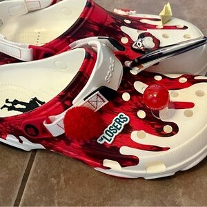 IT X CROCS pennywise clogs new Sz 12